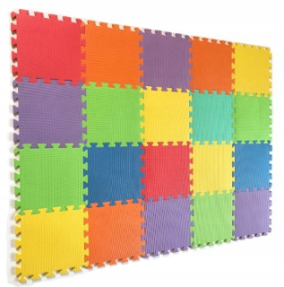 Penové puzzle veľká penová podložka 40Sztuk 140x240