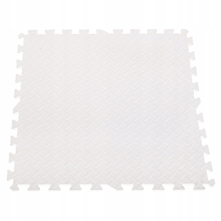Koberec do detskej izby - PENOVÁ PUZZLE MATKA PRE DETI BIELA 60X60 4 KS