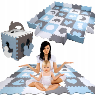 Vzdelávacia podložka - Penová puzzle Vzdelávacia penová rohož 150x150 cm