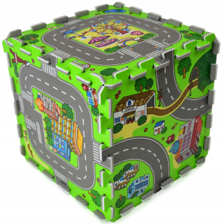 Puzzle Foam Mat pena mestských uliciach Vážení