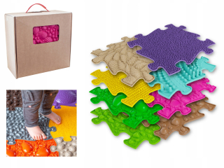 Zvukova hračka - Senzorické puzzle Ortopedické zmyslové Mat