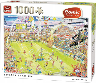 Puzzle futbalový štadión king 1000 veľké elementy