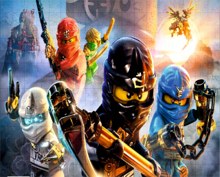 Puzzle s potlačou Lego Ninjago 252 El Name A3