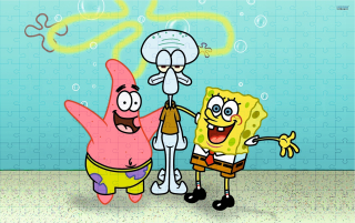 Puzzle s Lego Spongebob 252 el A3 Meno