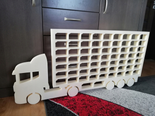 Polica do detskej izby - LKW Parkovanie Na Resoraki Truck Car darček