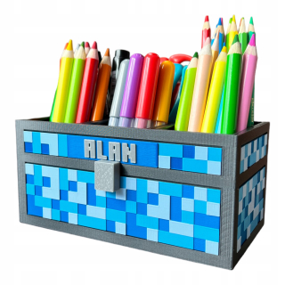 Organizér pasteliek KAJAWIS MINECRAFT toolbox NÁZOV