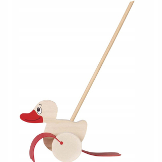 Detska chodúľka, chodítko - Duck Pachacz - Ružová hračka, GOKI
