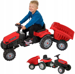Detský traktor Woopie Red