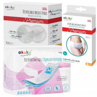 Jednorazové vložky Akuku biele 30 ks + 2 ďalšie produkty