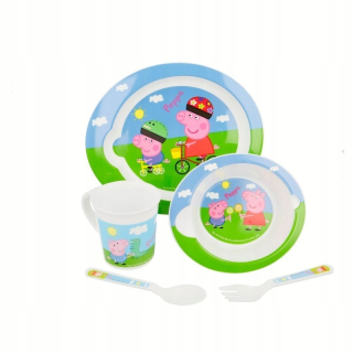 Peppa prasa - mikrovlnná rúra pre mikrovlnné 5 ks (príbeh
