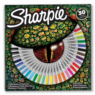Sada permanentných fixiek Sharpie Eye 30 ks.