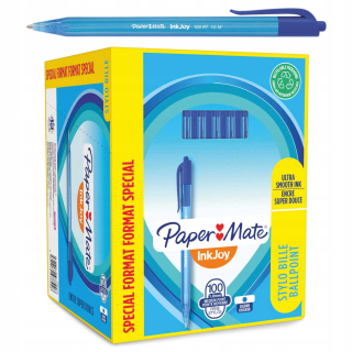 Zasúvacie guľôčkové pero Blue Paper Mate