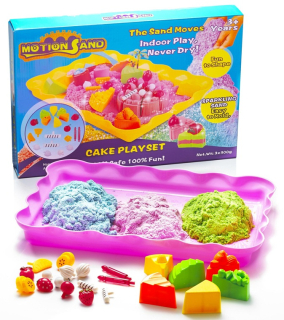 Kinetický piesok - Piesok šmirgľový papier Motion piesok 3x cukrár