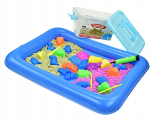 Kinetický piesok - Kinetická piesok 3KG Sada bazénov 25x foriem