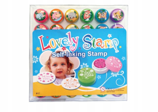 Pečiatky pre deti  - Dekoratívne pečiatka Lovely (36 ks) Noster