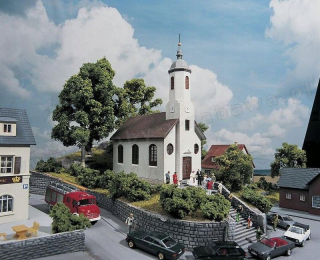 Dráha pre deti, stavebnica - Piko 61825 Kostol sv. Łukasz H0 plastový model
