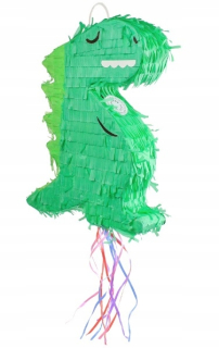 Pinata Pán Dinosaur Green Peppe Pepa Birthday
