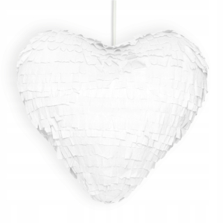 Pinata Pinata Birthday BIG 80cm White Heart