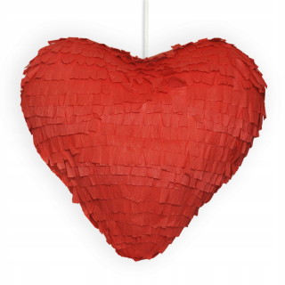 Pinata narodeniny Pinata Big 80cm červené srdce