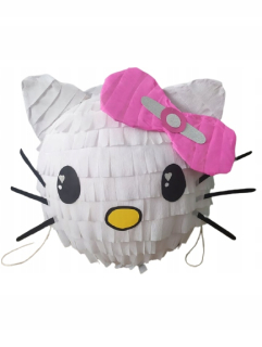 Pinata ako Hello Kitty mačička 100 cm + zadarmo