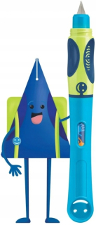 Griffix Pelikan Neon Fresh Blue plniace pero v ruke