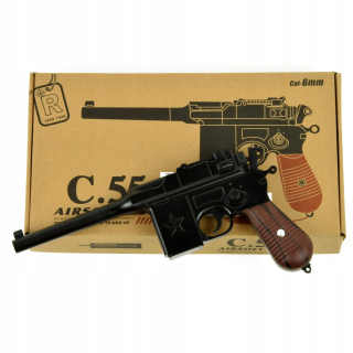 Pištoľ pre deti - PISTOL C55 Kovový Asg Replica na guľôčky
