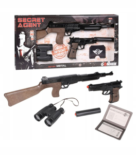 Capida Rifle Pistol Secret Agent Set