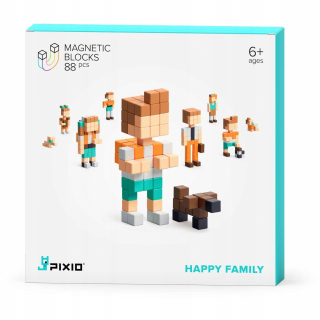 Magneticka stavebnica - Pixie Happy Family podložky | Príbeh Series |