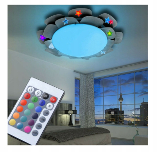 Luster do detskej izby - Plaffe lampa po dobu farby dieťa diaľkového ovládania