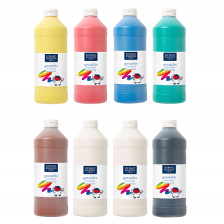 Farby na plagáty Lefranc & Bourgeois 8 ks x 1000 ml