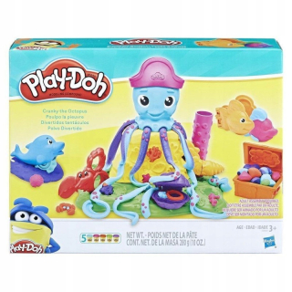 Hrať Doh Octopus Underwater World 5 Tubes Nožnice