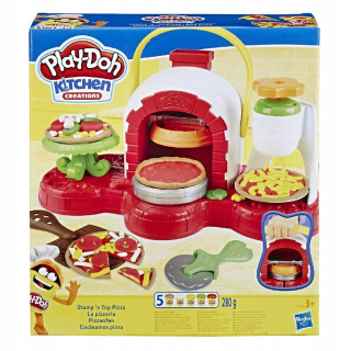 Play-Doh hračka pizza piecť o dieťa