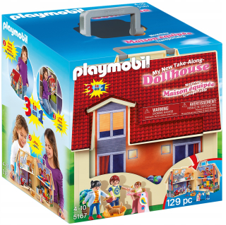 Stavebnica - Playmobil 5167 PRENOSNÝ DOLNÝ DOM