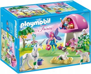 Stavebnica - PLAYMOBIL 6055 Forest pre víly s jednorožcovi