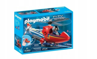 Stavebnica - Playmobil 70492 City Action Fire Helicopter