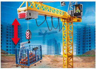 Stavebnica, slamky - Playmobil City Action 70441 Diaľkový žeriav Crane