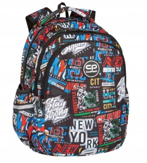 CoolPack viackomorový školský batoh, viacfarebný, 21 rokov