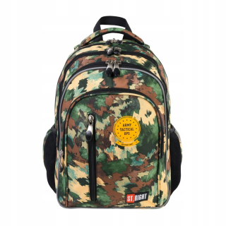 Školský batoh - Batoh 4 komora St.richt Desert Camo 22L Majew