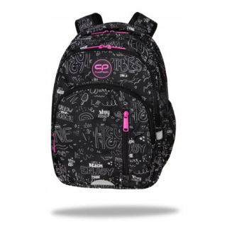 Školský batoh - B&W Scripble Pink Coolpack batoh