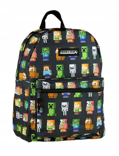 Školský batoh - Minecraft Multi -postavičky mládežnícky batoh