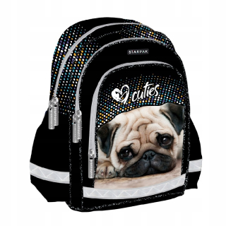 Školský batoh - Školský batoh cuties psie psie mops starpak