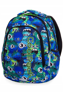 Školský batoh - Coolpack Prime 23l Wigly Eyes Blue School Batoh