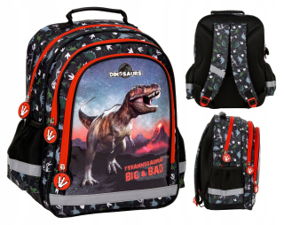 Školský batoh - Batoh dinosauru pre školu pre chlapca 1-3 trieda