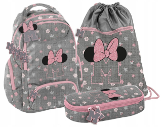 Školský batoh - Školská batohová myš Minnie Girl Set