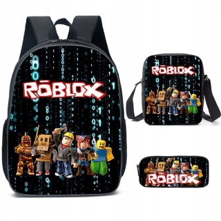 Školský batoh robloxový batoh 3 dielna sada