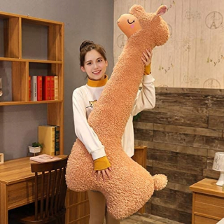 Plyšová lama mazdatá maskot hračka 100 cm