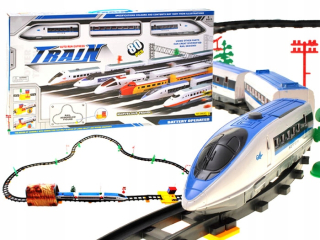 Dráha pre deti, stavebnica - Train Roller Mega Long Route 450 cm Tunnel RC0353