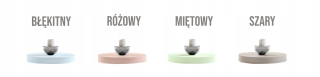 Nočná lampa do detskej izby - Nočný stolík base. Drevený stôl pre deti. Colors