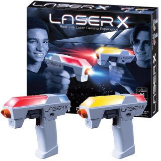 Pištoľ pre deti - Dvojitý infračervený pištoľ laser x