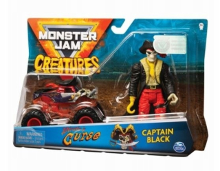 Bábika - Vozidlo s figúrkou, Pirates Curse Monster Jam